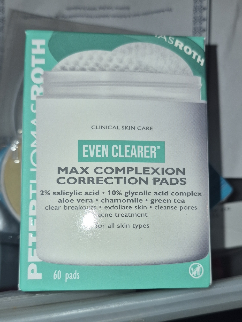 Peter Thomas Roth Even Clearer Max Complexion Correction Pads - Nwt